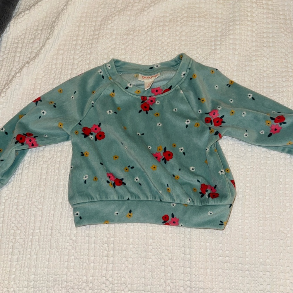 Cat and Jack floral sweater
